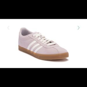 Lilac adidas courtest sneaker 7.5